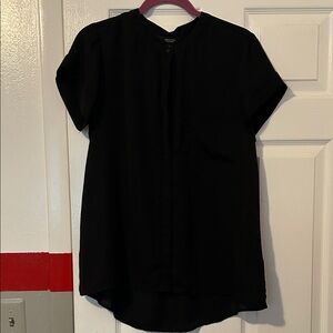 Simply Vera Vera Wang Elegant Black Blouse